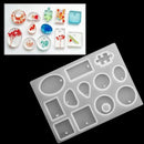 68Pcs Jewelry Casting Molds DIY Bracelet Pendant Epoxy Mold Set for Jewelry B8I1