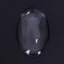 10PCS Oval Crystal Transparent Clear Glass Cabochon Dome Decor 20x30mm