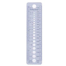 Plastic Knitting Knit Needle Size Gauge Ruler Measure Tools Sewing Tool Rul F3I4