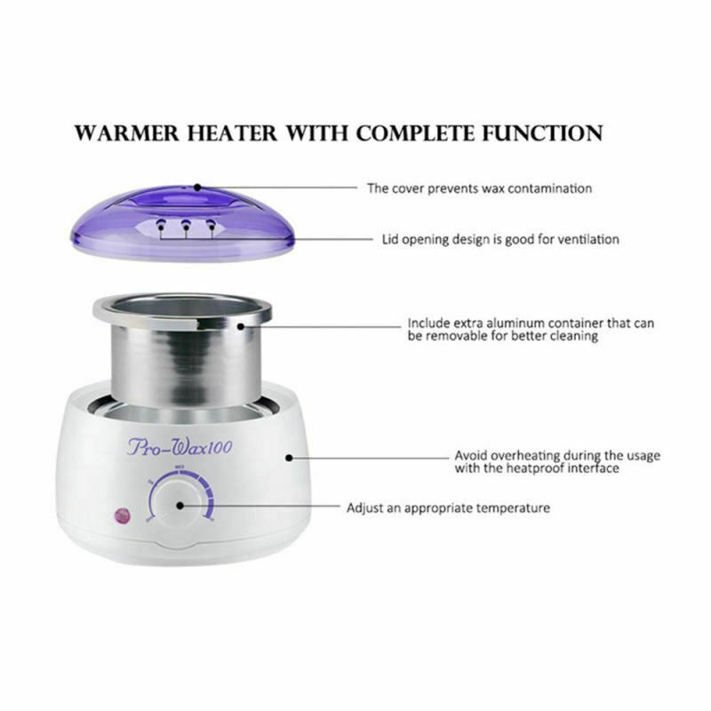 Wax Pot Hard Wax Beans Heater Warmer Machine Kit For Painless Hair Removal