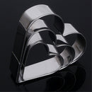 12pcs Cookie Biscuit Cutters Round Star Heart Flower Shape Molds DIY Cake De Gw