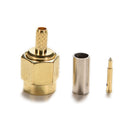 1X Universal Connector SMA male plug crimp RG174 RG316 LMR100 cable straight TO