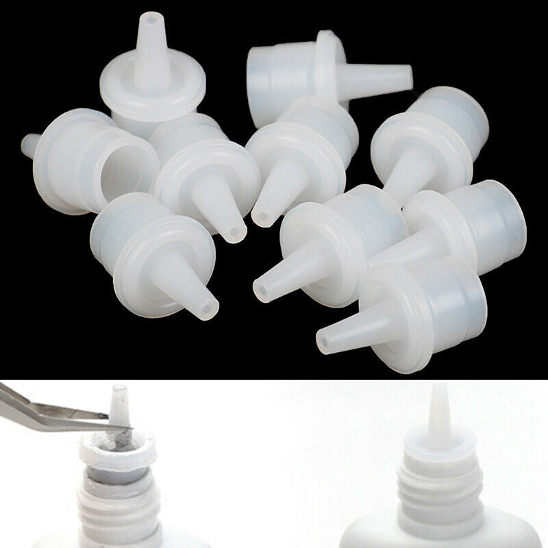 10pcs Eyelash Glue Replacement Bottle Mouth Head Convenient Extended Glue TOCA