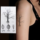 Leaf Tree Temporary Tattoos Body Arm Leg Waterproof Flash Tattoo Stickers jvJC3C