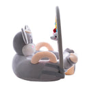 Cartoon Baby Infant Learning Sit Chair Baby Support Seat (Grey w/ Pole) A