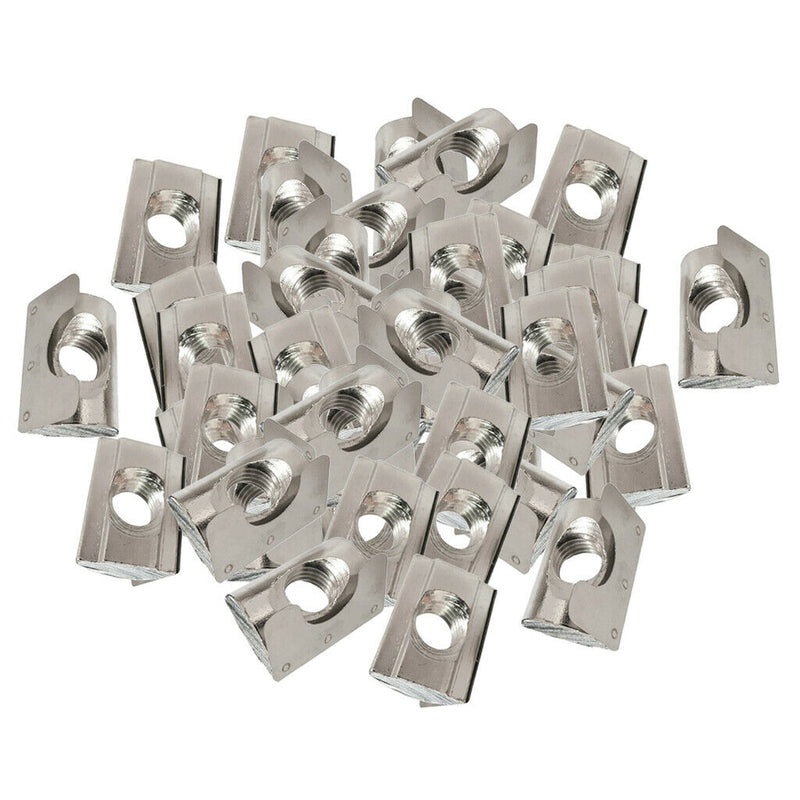 50x Thread Tee Nut Spring for 30/40 Series Standard Extrusion Slot M4-M8 M5