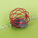 Fun Gift Play Playing Toys False Mouse in Rat Cage Ball For Pet Cat Kitten