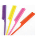 10 Plastic Hairdressing Toothed Pointed Hair Styling Rat Tail Combs Great MO