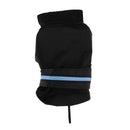 Pet Dog Waterproof Clothes with LED Luminous Strip Reflective Coat Black S