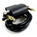 12V Ignition Coil Components Dual Wire Motorcycle Parts Metal For CB350F YFM350