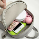 5X(Women Girls School Bag Pu Leather Backpack Mini Backpack Purse Travel H F7V6)