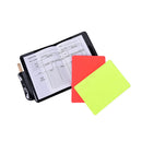 Professional soccer referee wallet football red card yellow card pencil log Ho%x