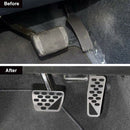Gas And Brake Pedal Cover Auto Stainless Steel Foot Pedal Pad Kit For 2018-