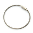 Stainless Steel Wire Keychain Cable Key Ring Chain Colored Outdoor Hiking