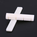 Buffalo Bone Bridge Saddle & Slotted Nut For 4 String Ukulele Guitar Parts AU
