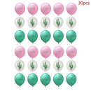 30PCS Cactus Party Balloons for Hawaiian Tropical Party Balloons Birthday D