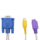 VGA to S-Video/RCA Converter Adapter Cable Cord COnnector
