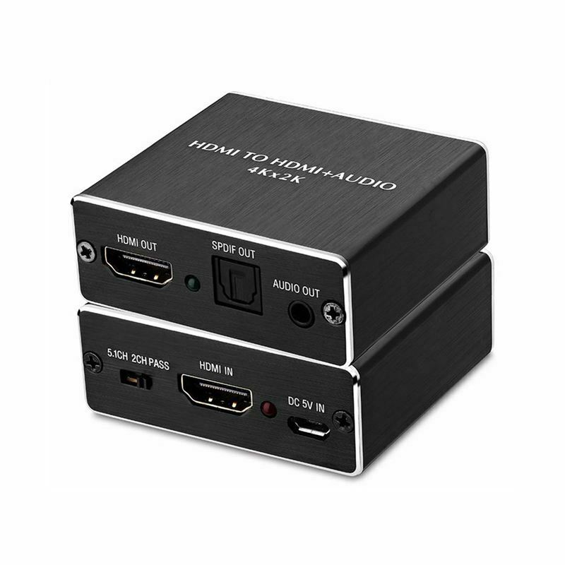 Hdmi audio extractor HDMI to HDMI and Optical TOSLINK SPDIF + 3.5mm Stereo  U3N2