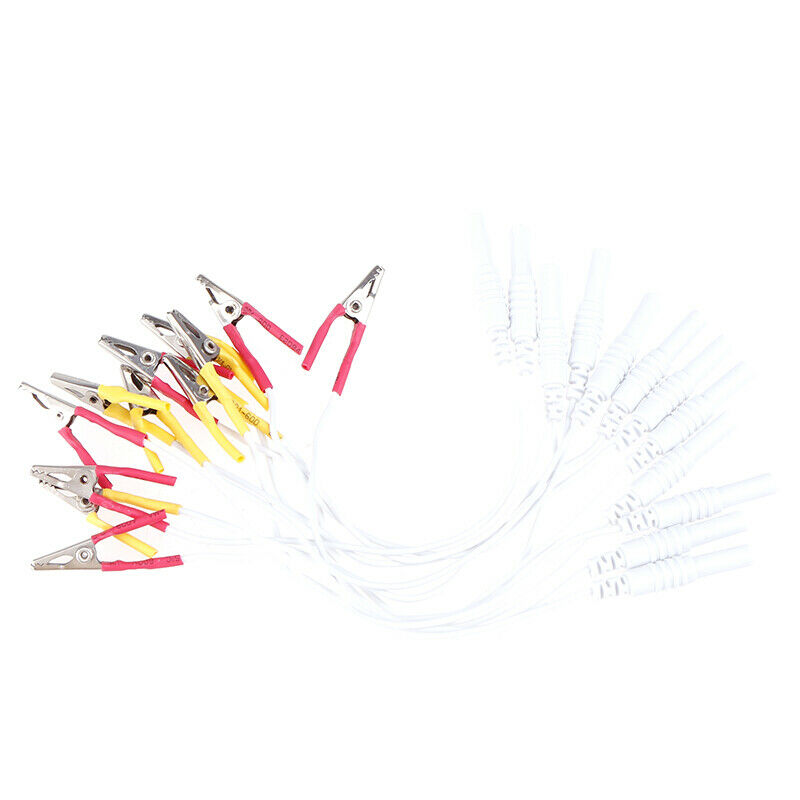 12Pcs/Set Alligator Clip Cable Electronic Acupuncture Treatment Instrument. FT