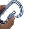 Screw Locking Mountaineering Climbing Carabiner 28KN - Light Blue