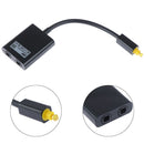 1 input 2 digital optical audio distributor splitter output cableP skTEUS
