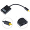 1 input 2 digital optical audio distributor splitter output cableP skTEUS