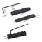 Adjustable Pom Nut Slotted for 5 Strings Bass Guitar Replacement Parts Blac
