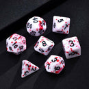 7x Bloody Polyhedral Dices Die for Dungeons&Dragons DND RPG MTG Board Games Toys