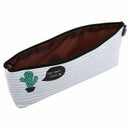 Cactus Pastoral Bandage Canvas Pencil Case Box Makeup Bag Set of 3 H9K1