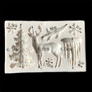 Xmas Tree Elk Snowflake Fondant Cake Mold DIY Sugarcraft Decoration Baking T BX