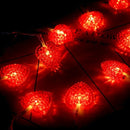 Valentine'S Day Party Decorations, Valentine Heart Shaped String Light BatteW4D1