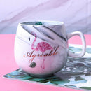 Large Ceramic Coffee Mugs Large Handle for Men Women  U0212 gray