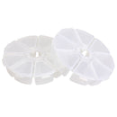 8 slots Empty Clear Round Wheel Storage Box/Container for Seed Beads Gems New