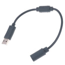 Wired controller USB breakaway adapter cable cord for xbox 360 Gray 23cm G 3~