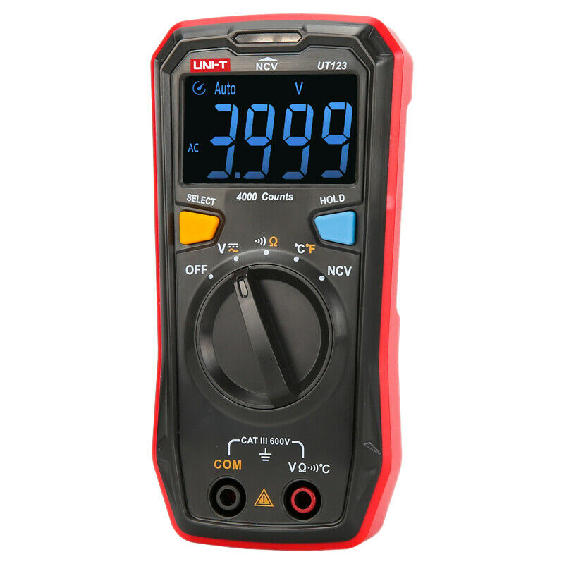 Uni-T Ut123 Pocket-Sized Residential Multimeter; Handheld Digital Multimete M8I3