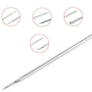 4pcs/set Double-head Acne Needle Stainless Steel Blackhead Spot Remover Kit A