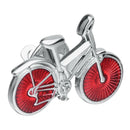 Copper-Made Bicycle Shape Brooch Badge for Men Women Coat Collar Clothes