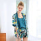 Women Satin Pajamas Faux Silk Silky Pajama Set Elegant Robe 3pcs Suspender  H8C7