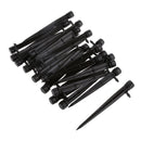 50Pcs Adjustable Water Flow Irrigation Dripper Stake Emitter Spraying System