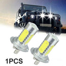 1x H7 Led Bulbs 80w Super White Xenon Upgrade Headlight Full/dipped Set 12v J6G1