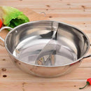 Stainless Steel Hot Pot Kitchen Soup Stock Pot Cookware For Induction Cooke