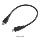 0.2m USB 3.1 USB-C Type-C Male to Micro USB 2.0 5pin Male Connector Cable