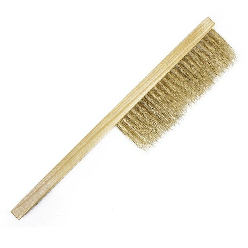 Pig Bristles Beekeeping Bee Brush with Wooden Handle Beekeepers Hive Tool