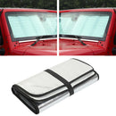 Car Styling Windshield Sunshade Reflector Heat Shield Aluminum Foil for Jeep