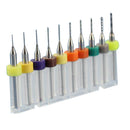 20pcs/Set Steel PCB Carbide Micro Drill Bits For SMT CNC PCB 0.15-1.05mm