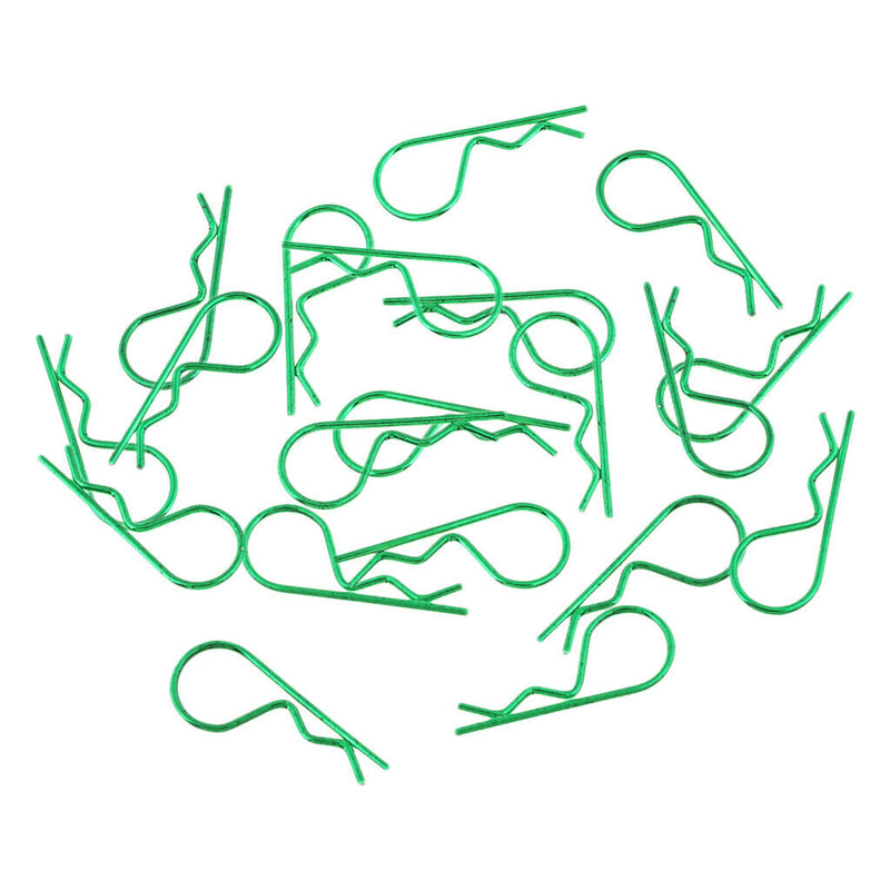 20pcs/set RC Car R-Pins fit 1/10 1/12 1/16 1/18 RC Car Truggy Accessory Green