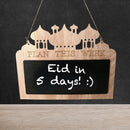 Wooden Memo Board Festival Indoor Door Hanging Message Blackboard Decoration