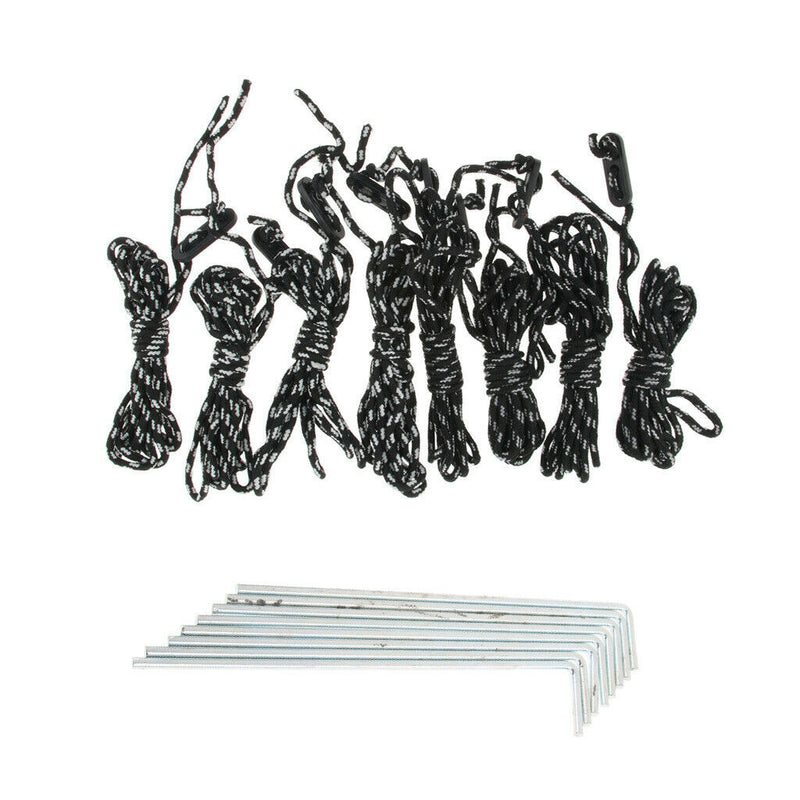 Outdoor Camping Tent Stakes Tent Pegs Tent Nail Accessories with Wind Rope A
