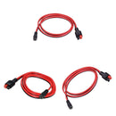 3 Pieces 36V 5.5x2.1MM FEMALE DC JACK SOCKET CONNECTOR CABLE PLUGS