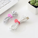 3 Pcs Headphone Earphone Cord Winder Wrap Organizer Cable Ties Holder